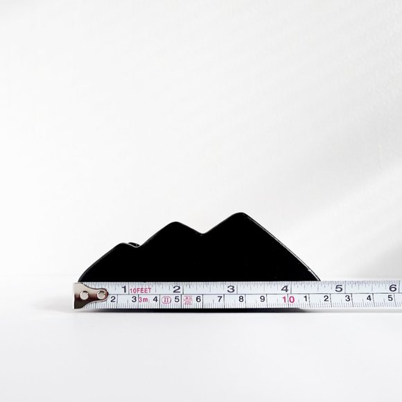 NEW CONCRETE/Cement Mountain Shaped Desktop BUSINESS CARD HOLDER - Picture 3 of 4